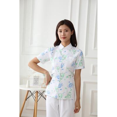 China Breathable 100% Cotton Nurse Hospital Uniform Custom OEM Service Women Nursing Uniform Medical Scrubs Fashionable in Wholesale Price for sale