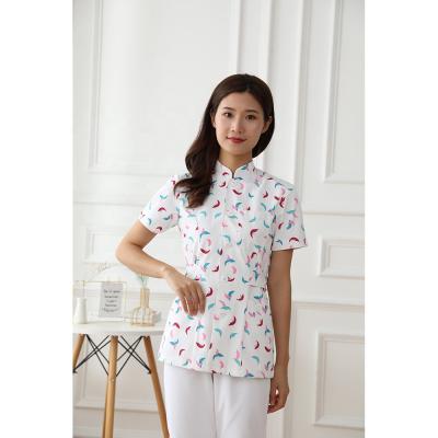 China Nurse Hospital Uniform Cotton Breathable Polyester Customized OEM Service Fashionable Women Nurse Uniform Medical Scrubs Sets for sale