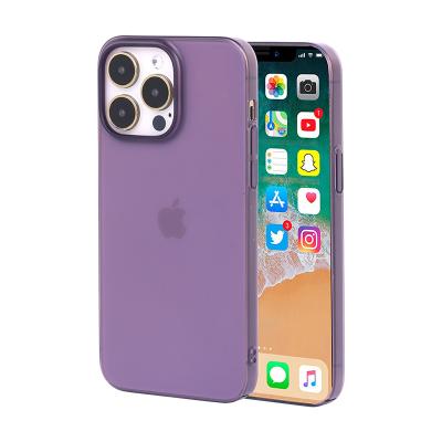 China Shockproof Gloss Purple Hardshell Phone Case For Women Slim Fit PC Case for sale