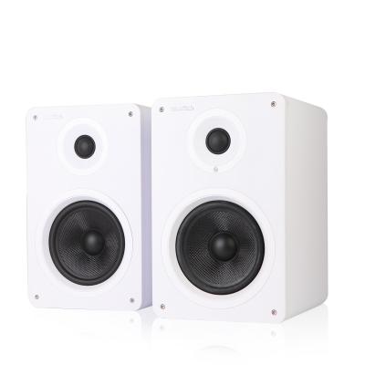 China No Tooth Audio Professional Supplier 6.5 Shelf Radio High Quality Wooden Home Speakers HIFI Audio Blue Active Shelf for sale