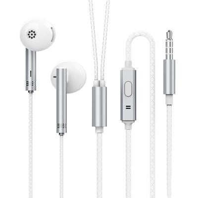 China HYE-07S durable cheap price 3.5mm earphone with metal speaker earbuds for android phones with high quality for sale