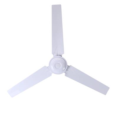 China 56 Inch Commercial Ceiling Fan With 3 Metal Blades Electric Fan 5 Speeds In White Color for sale