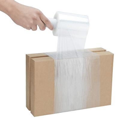 China Low Price Mini Plastic Wrap Film LLDPE Stretch Moisture Proof Film Cover PE Plastic Stretch Film For Packaging for sale