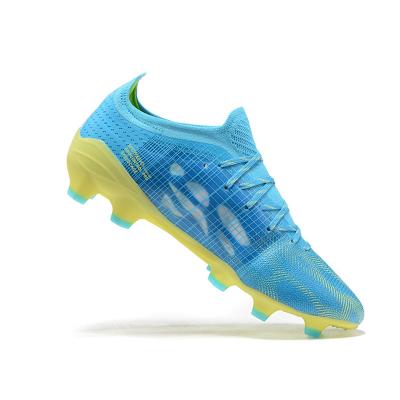 China Wholesale Sports Shoes New Style Ultra FG Soccer Shoes Durable Blue Indoor Soccer Shoes for sale