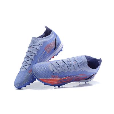 China Superfly Durable Low Top Full Knitted Waterproof DM Air Cushion Vapor 14 Academy TF Soccer Shoes for sale