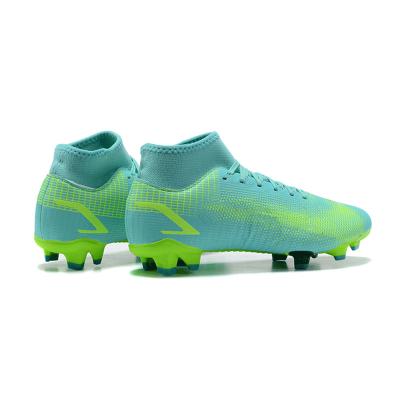 China Durable Superfly 8 Vapor 14 FG Soccer Shoes Men Soccer Cleats Boys Soccer Cleats Green for sale