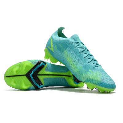 China Durable 36-45 Superfly 8 FG Soccer Shoes , Green High Top Full Knit Waterproof FG Soccer Boots for sale