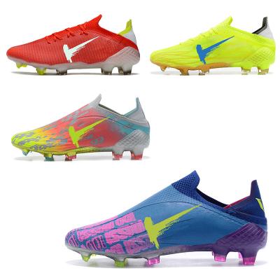 China Durable Cheap Chinese Soccer Shoes High Quality , Red X Speedflow+ FG Soccer Shoes for sale