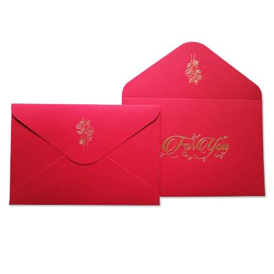 China Gift envelope envelope bronzing LOGO western style creative thickening pearl paper invitation gift envelope special paper customization for sale