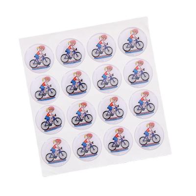 China Wholesale Waterproof Factory Color Cartoon Jelly Stickers Transparent Labels PVC Glue Stickers Accept Logo Custom Printing for sale