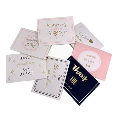 China Europe Colorful Paper Business Thank You Cards High Quality Custom Paper Cards Printing for sale