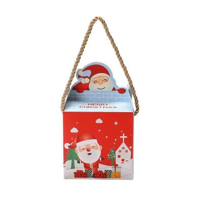 China Recyclable Custom Printed Gift Apple Candy Box Cookies Packaging Paper Christmas Cake Paper Box for sale