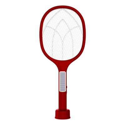 China Morden New Design Indoor & Outdoor Rechargeable Electric Mosquito Small Insect Control Solar Bug Killer Swatter for sale