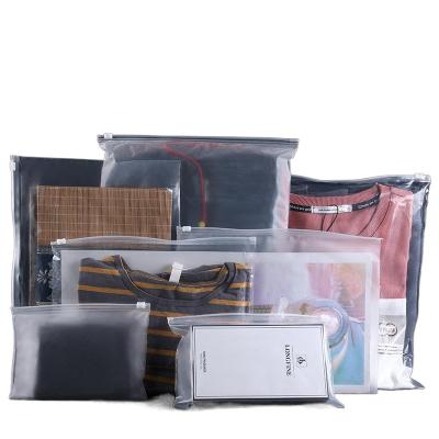 China High Quality Disposable Eva Frosted Thickened Zip-Lock Bag Garment Shoes and Socks Bags Multi-Specifications Reusable Plastic Zipper Bag for sale