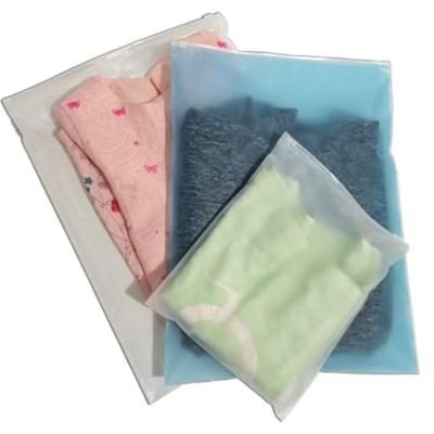 China Eva Plastic Zipper Bag 20 Hot Thickened Silk Frosted Self Seal Bag Recyclable Clothes Shoes Socks Dust Prevention Bag for sale