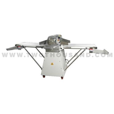 China Electric Snacks Factory TT-D19B-2 Sale 630X2400MM Croissant Dough Sheeter Flattener for sale