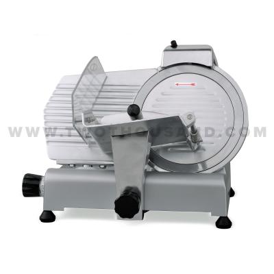 China Anodized Semi-auto Frozen Meat Slicer Machine Dia. 250MM Aluminum Alloy TT-M19 MS250ST Blade CE for sale