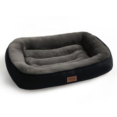 China Choice Non-Slip Cama De Perro Dog Bed Couldy Dog Kennel Bedsure OEM/ODM Travel Plush Microfiber Dog Crate Comfortable Multi-size for sale