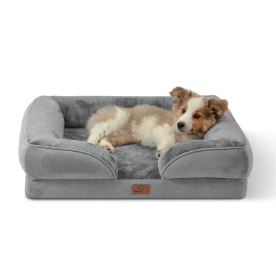 China Travel Bedsure OEM Camas Para Mascotas Soft Comfortable Breathable Dog Training Collar Dog Sofa Bed for sale