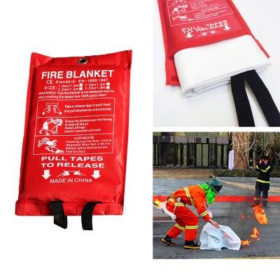 China Cheap Protective Survival Escape Price Fiberglass 100% Fire Resistant Blanket For Car Kitchen S(120*120) for sale