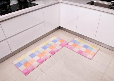 China Home decoration anti-slip acryic tufted Kitchen Floor Mats , 45×120cm for sale