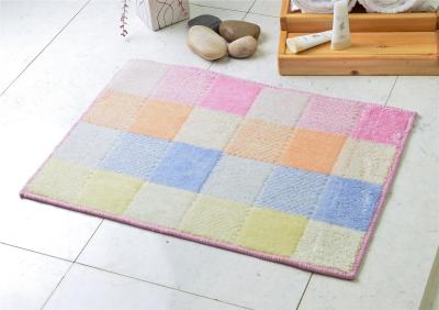 China Color lump Nordic Style Washable Acrylic Bath Mat for Home decoration for sale