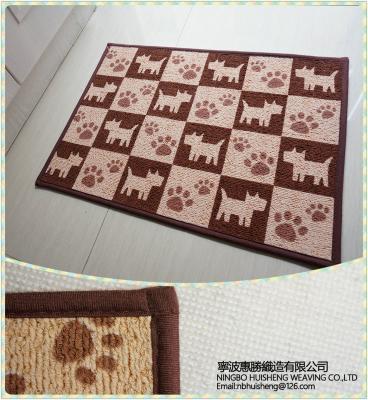 China Slip-resistance soft Decorative Door Mats , Office fashion interior door mats for sale