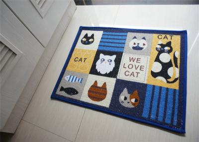 China Square Skidproof household Decorative Door Mats of Recycled cotton for sale