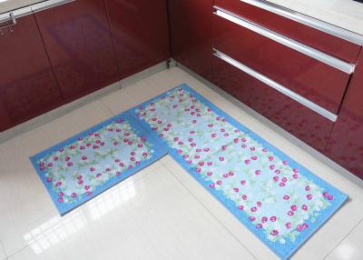 China Washable durable Non-Skid decorative kitchen floor mats , custom floor mats for sale