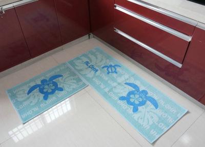 China Recycled Rectangular decorative kitchen floor mats support Dry cleaning for sale