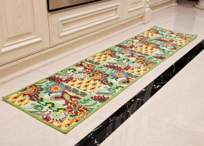 China Art sense flowers comfortable washable kitchen rugs , indoor floor mats for sale