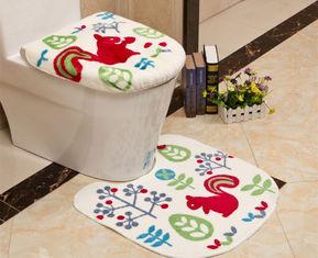 China Strong water absorption comfortable customized multi coloured bath mat sets for sale