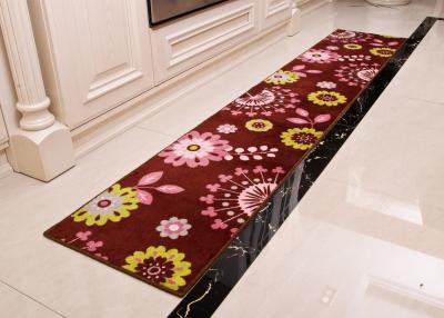 China Shockproof Dandelion flowers style printed floor mats for Home decoration for sale