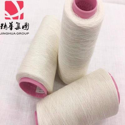 China High Quality Long Bleaching 100% Sustainable Fiber 15NM/1 Semi Linen, Free Sample for sale