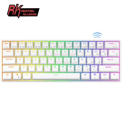 China Anti-ghosting Royal Kludge Rk61 Ergonomic Hotswap Arabic Mechanical Gaming Clavier Diy Customise 60% Portable Wireless Keyboard Manufacturers for sale