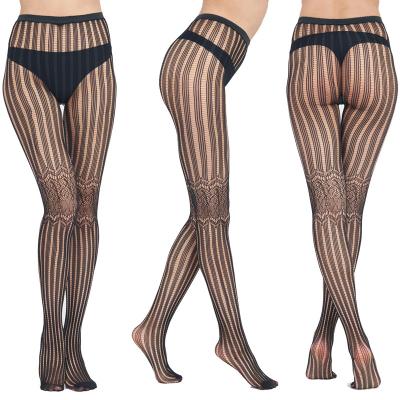 China Hot Selling Fashion Design Fish Net Solid Pantyhose Female Hosiery Body Female Sexy Stockings for sale