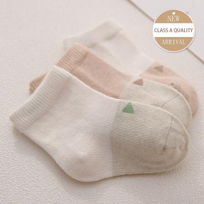 China New Kids QUICK DRY Popular Style Cute Four Seasons Style Baby Socks Breathable Pure Cotton Baby Socks for sale