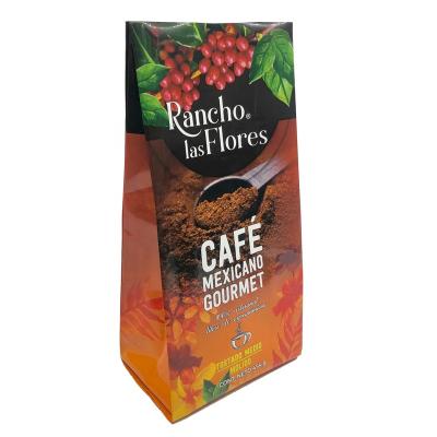 China Moisture Proof Custom Printed Spout Uv Logo Aluminum Foil Coffee Tea Powder Red Side Gusset Bag for sale