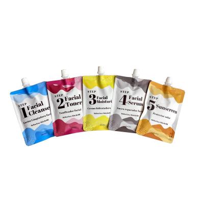 China Moisture Proof Spout Pouches Drink Bags Plastic Squeeze Pouches Wine Flask Pouch Juice Sauce Shampoo for sale