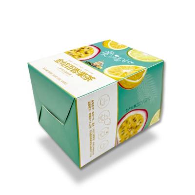 China Beverage Custom Full Print Paper Packaging Boxes Food Snack Gift Box Pack for sale