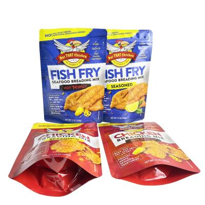 China Food Gavure Printing Cashew Nuts Chips Fried Chicken Plastic Packaging Bag Zipper Stand Up Pouch Mylar Bags for sale