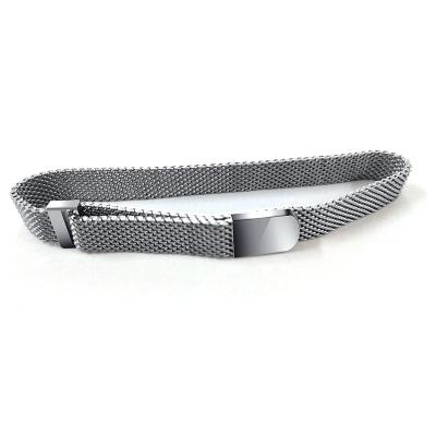 China WJ-9313 ALLOY Watch Strap Metal Mesh Strap Stainless Steel Watch Band for sale