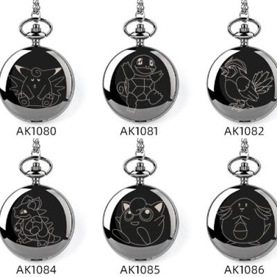 China WJ-1620 Logo Children's Cartoon Pattern Pendant Antique Customizable Pocket Watch Silver Pocket Watch For Sale for sale