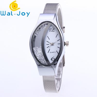 China WJ-7291 OEM Low MOQ Fashion Direct Non-specific Mesh Belt Simple Watch Wholesale Wristwatches Luxury Watch Factory for sale