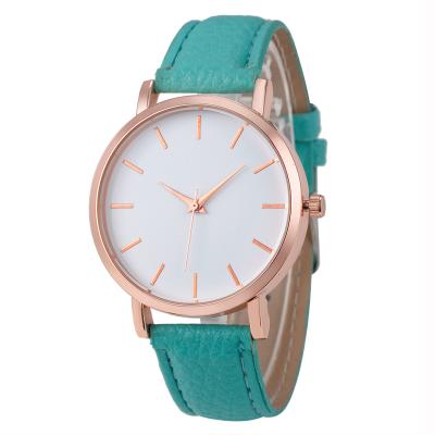 China WJ-6256 Single Dial Classic Leather Band Cheap Custom Non-Specific Line Women's Watch for sale