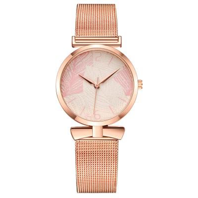 China WJ-9760 Non-specific Quartz Watch With Fine Mesh For Women Factory Direct Selling Casual Women's Model Wristwatch Beautiful for sale