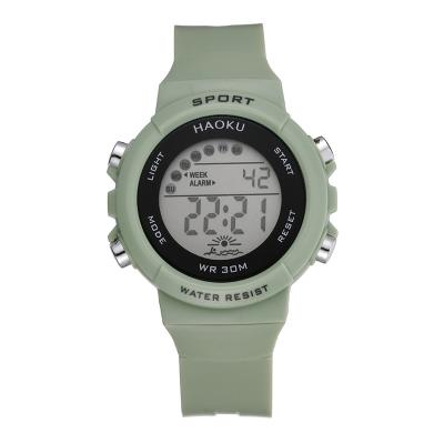 China WJ-10231 Factory Direct Sale New Style Multifunctional Sports Led Watch For Girl Waterproof Silicone Digital Wristwatch Wholesale for sale