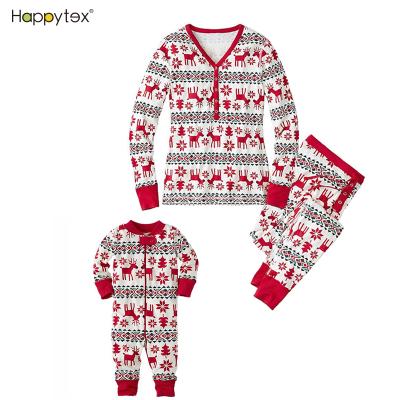 China New Design MOM DAD Family Thermal Wholesale Custom Printing Design Christmas Kids Pajamas With Suitable Price for sale