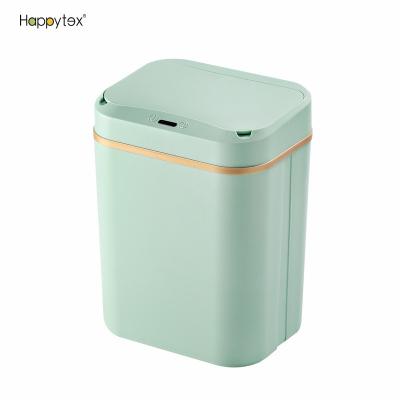 China Sustainable Smart Automatic Waste Bins Rectangular Touchless Trash Bin Smart Trash Can With Cheap Price for sale