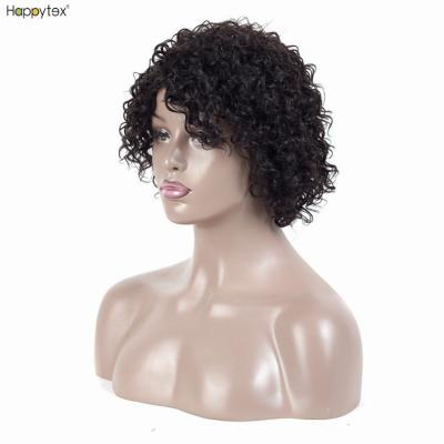 China High Quality Manufacture Kinky Curly Bob Wig Brazilian Short Curly Human Remy Hair Wigs With Cheap Price for sale